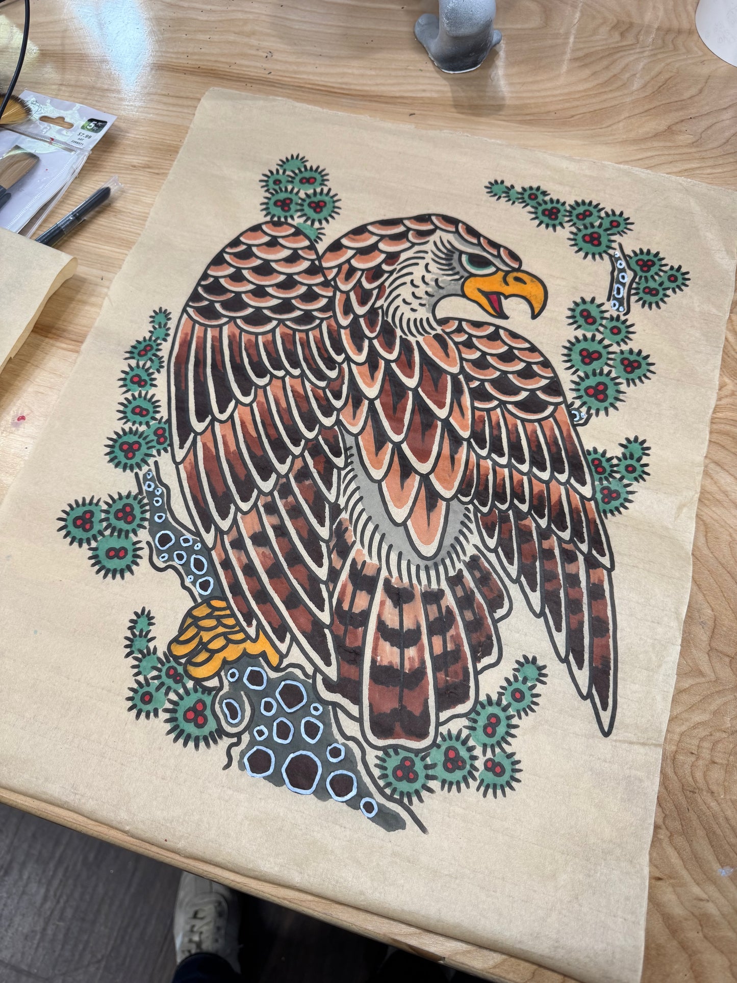 Hawk Color Study